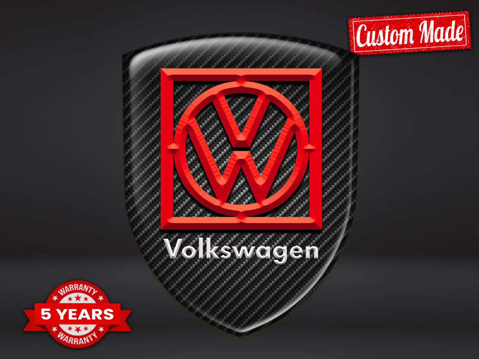 VW Heckscheibenaufkleber Exklusiv Minimal Anpassbar